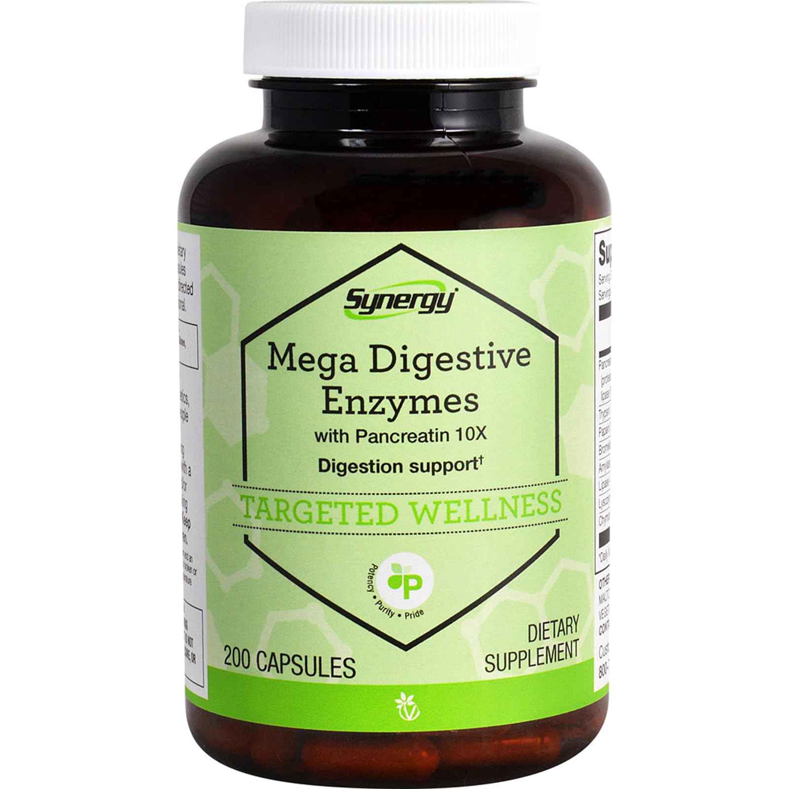 Amazon.com: Vitacost Synergy®, Mega Digestive Enzymes with