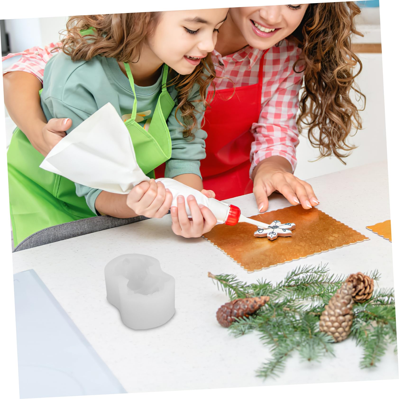 Moule à Gâteau Mousse De Chien Moule à Cookies Gâteaux Pour Événements Et Fêtes Blanc Durable Et Facile à Nettoyer