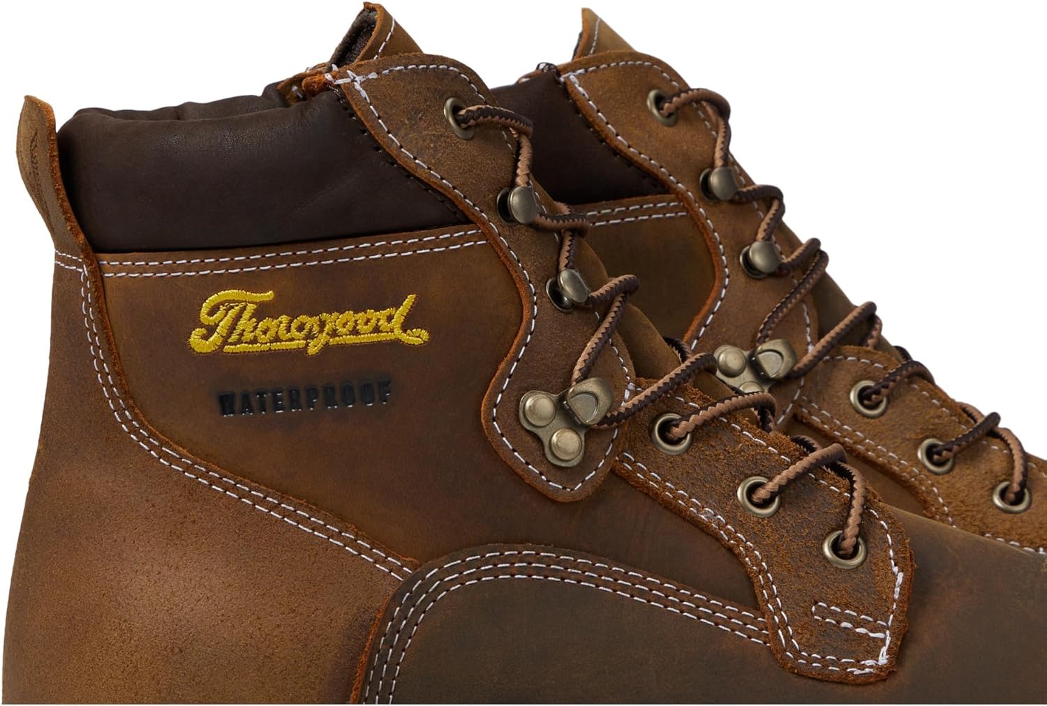 Thorogood Men's Iron River 6” Leather Waterproof Work Shoes with Composite Safety Toe Oil and Slip-Resistant Outsole - Image 6