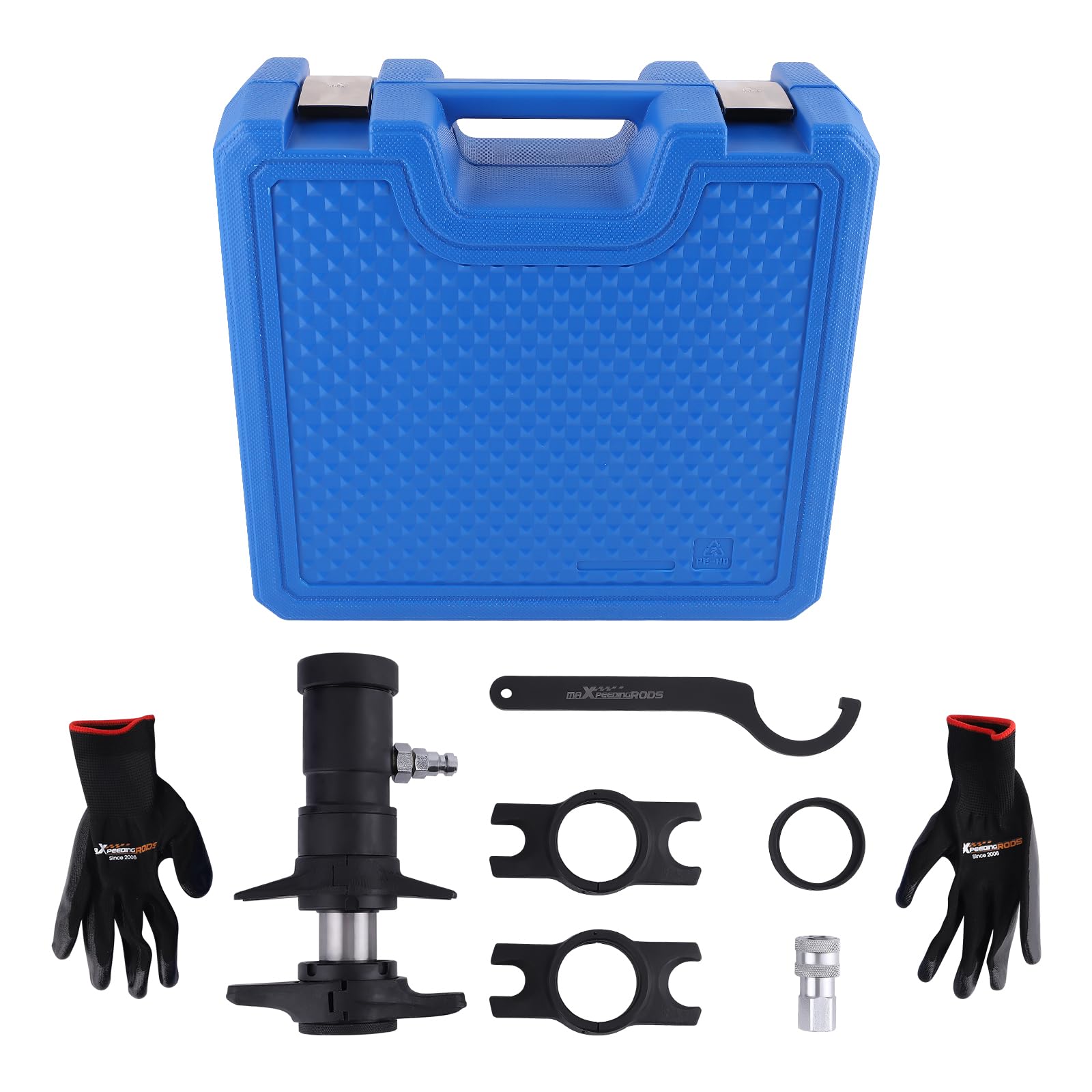 maXpeedingrods Juego de herramientas universales hidráulicas para articulación esférica hidráulica, juego de herramientas para coches, camiones, barras de acoplamiento de 19 – 36 mm, 2 m, rótula de