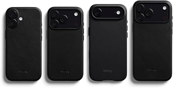 Bellroy Phone Case for iPhone 17 Pro Max (Leather Phone case) - Black