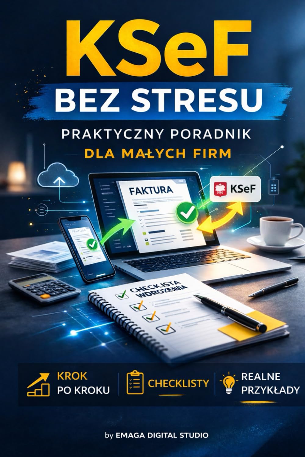KSeF bez stresu – praktyczny poradnik dla małych firm: Jak przygotować firmę do KSeF, wdrożyć system i uniknąć kosztownych błędów – krok po kroku