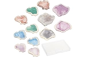 SUNNYCLUE Agate Light Table Slices: Shimmering Butterfly Wings for Artistic Expressions