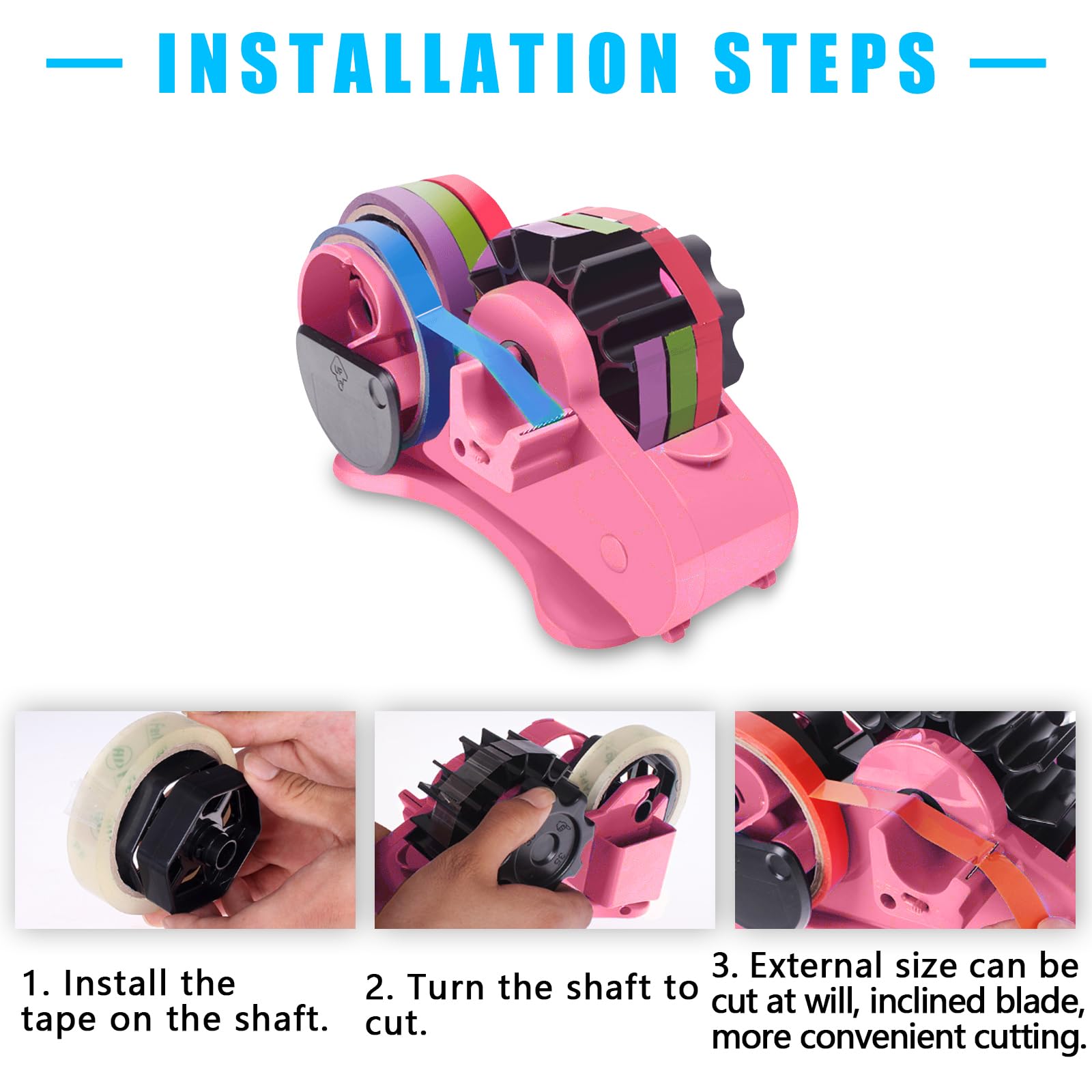 Dispensador de cinta térmica para vinilo y transferencia de calor, color