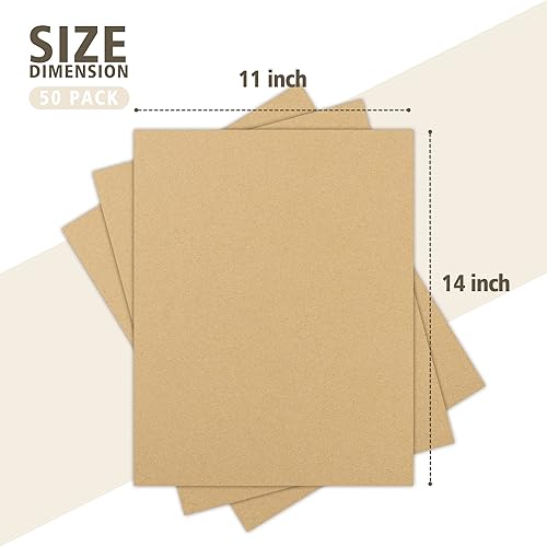 Miniatura 46 de Golden State Art, Paquete de 10 hojas de cartón corrugado de 9 x 12 pulgadas, almohadillas de cartón plano para embalaje, correo o manualidades