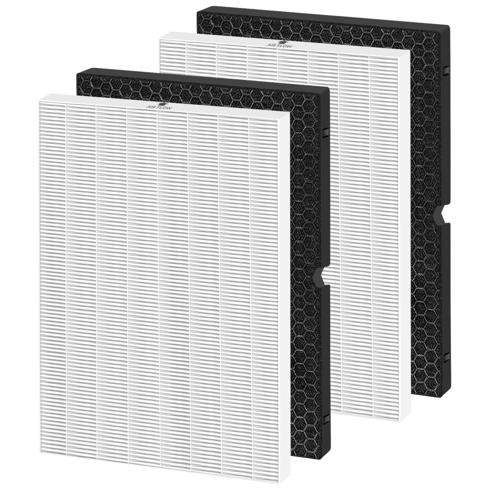 Filtre de rechange HEPA 116130 éliminant les odeurs avec charbon actif pour Winix 5500-2 x2