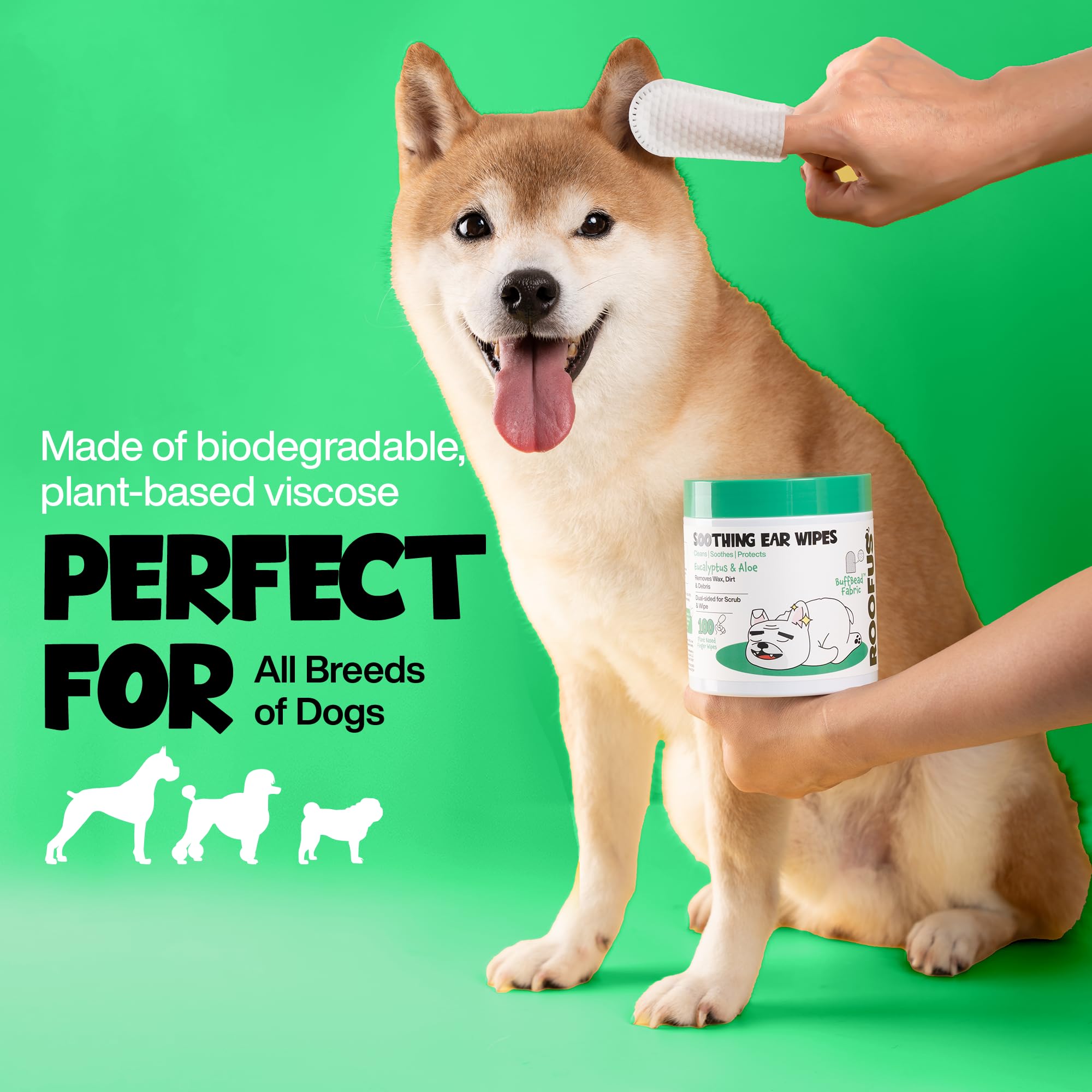 Dog Ear Cleaner Wipes 100 Counts - Vet-Recommended Pet Ear Wipes to Remove Wax, Dirt, Relieve Ear Itching & Inflammation for Dogs & Cats - image 6