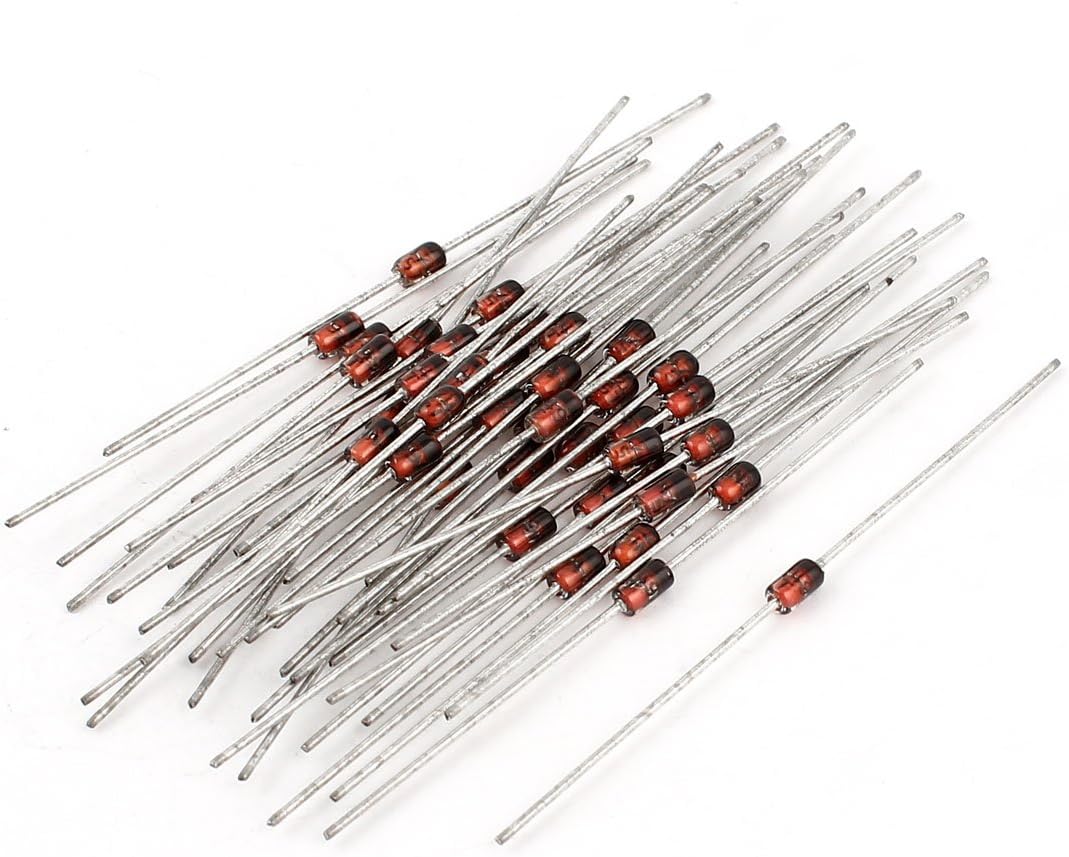 PEKMAR 40 Pcs Diodes axia-l Lead Zener Diodes Voltage Regulator 1N4749 Schottky Diodes 1W 24V