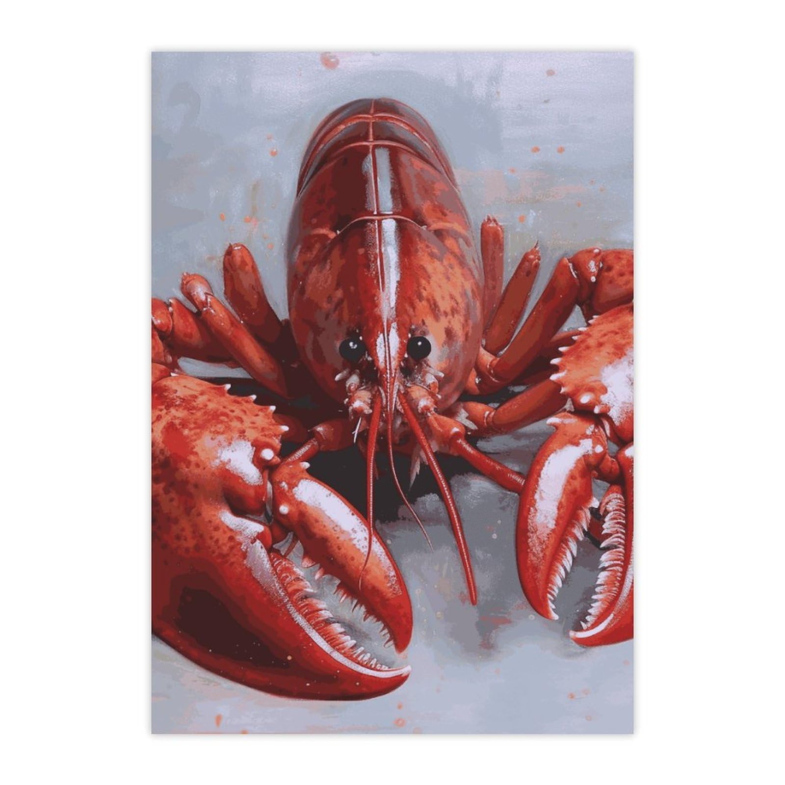 Autocollants homard mignons et stickers lavables haute résistance pour gourde