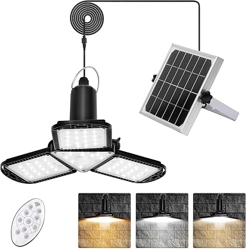 JIAXIZ Luces solares para exteriores 120 LED con sensor de movimiento al aire libre luces de seguridad inalámbricas con sensor de movimiento para