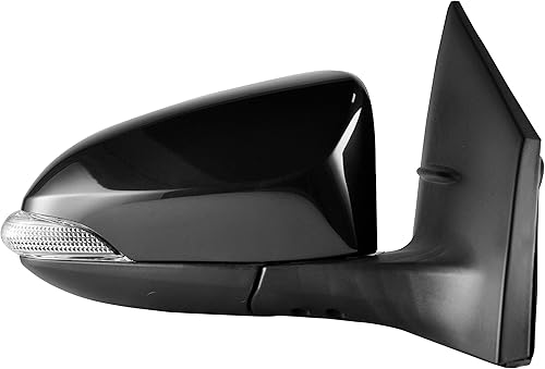 Miniatura 7 de Dependable Direct Lado del pasajero sin pintar con calefacción eléctrica con espejo retrovisor lateral de señal compatible con Toyota Corolla