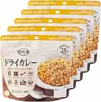 お水で作れる非常食◇1箱50食入り！アルファー食品　安心米　ドライカレー アルファー食品 安心米 ドライカレー 100g 50食|商品説明