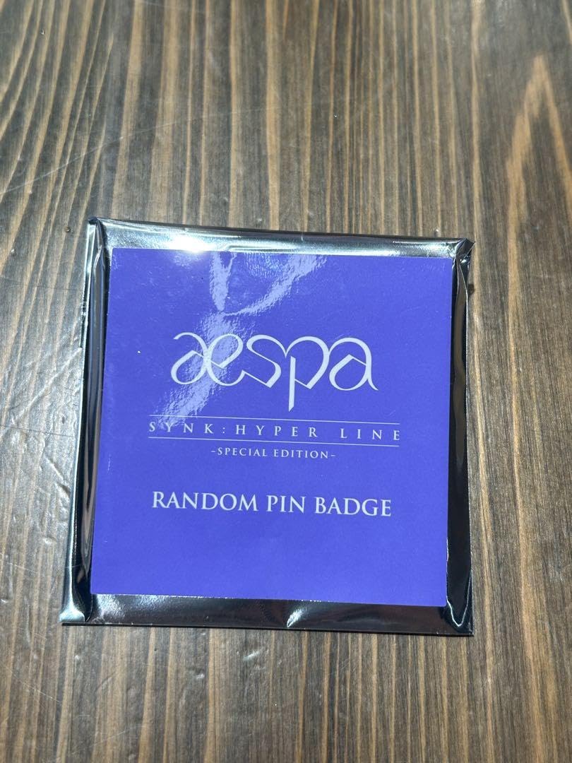 aespa ランダムピンバッジシークレット