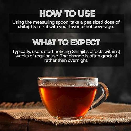 Miniatura 2 de VitaliZen Shilajit - Resina Shilajit orgánica pura del Himalaya, 1.06 oz, 100% auténtico, natural, grado A, suplemento Shilajit con ácido fúlvico y