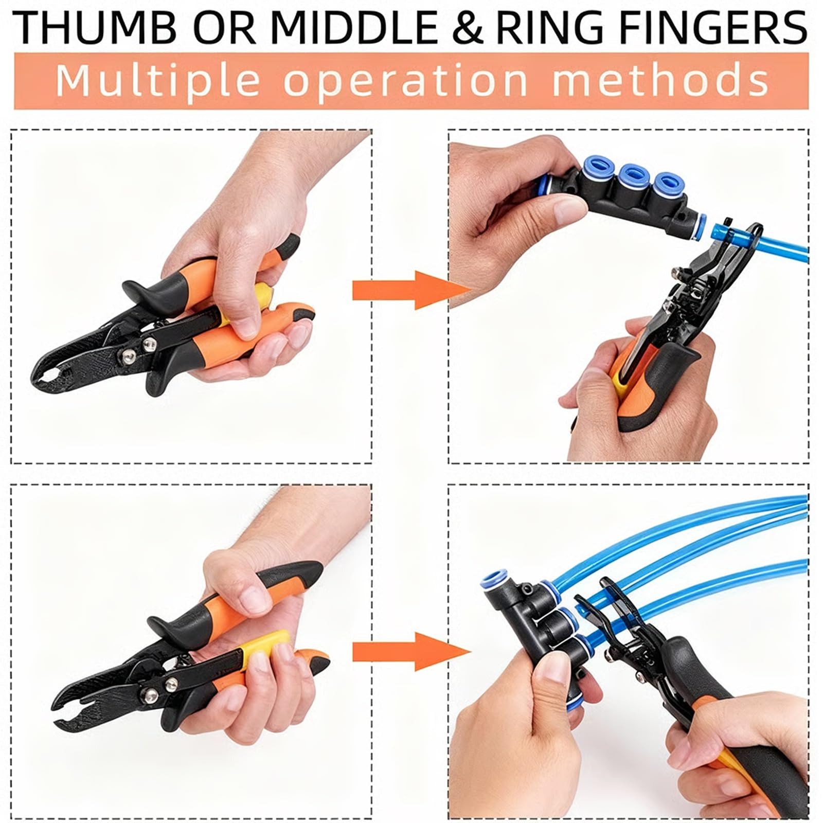 Herramienta Para Extraer Conectores De Mangueras De Aire, Herramienta Para Desconectar Racores De Conexión Rápida De Líneas De Aire, Racores De Conexión Rápida Para Mangueras Neumáticas(3PCS)