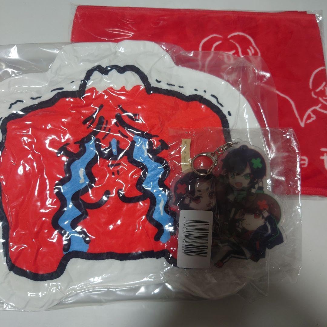 肉チョモランマ クッション タオル アクキー 3点セット 肉チョモ