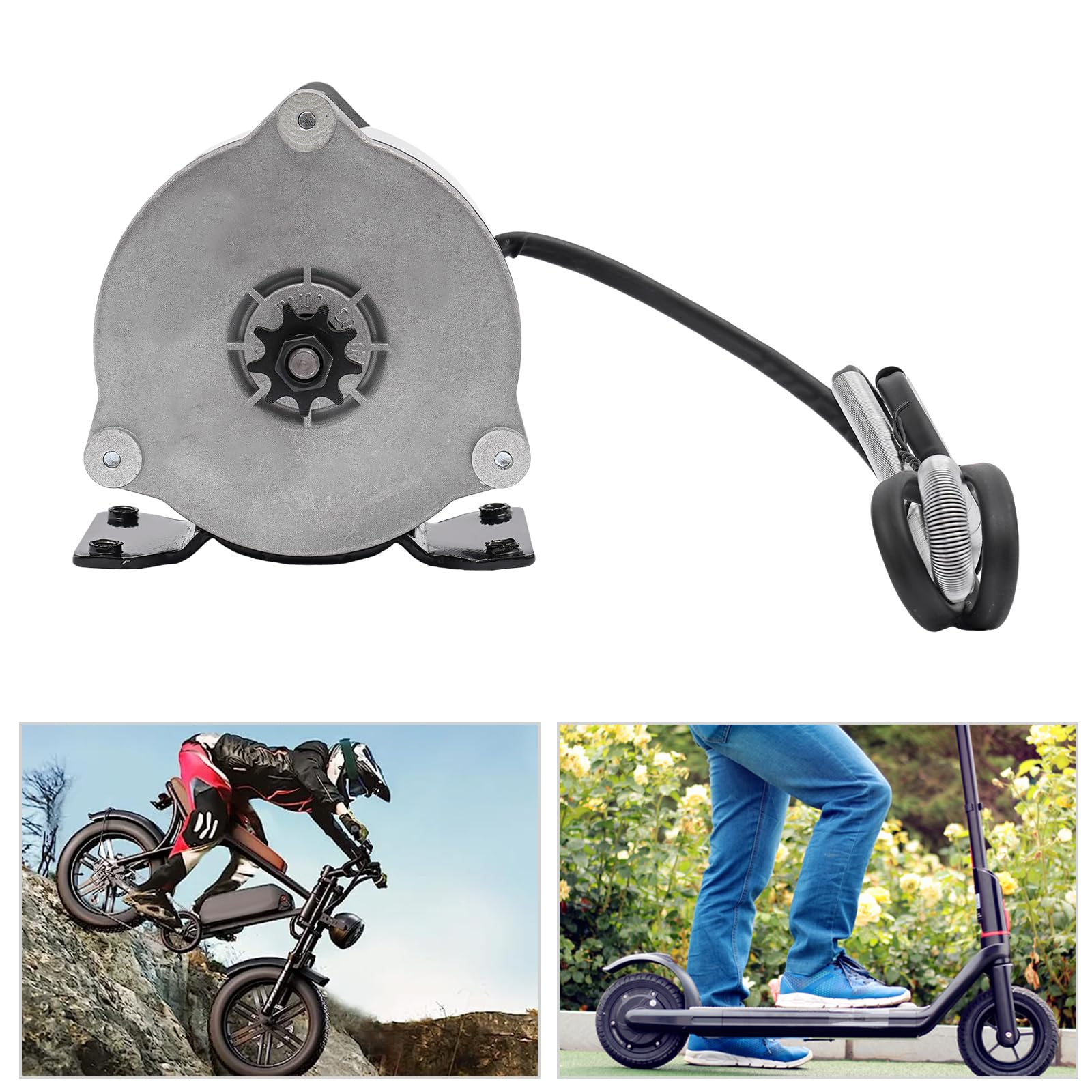 Motor De Engranajes De Metal,500 W Gear Reduction Electric Motor Electric Bicycle Brushed Motor Reductor Brushed DC Motor,Para Bicicletas Motorizadas, Ciclomotores (36v)