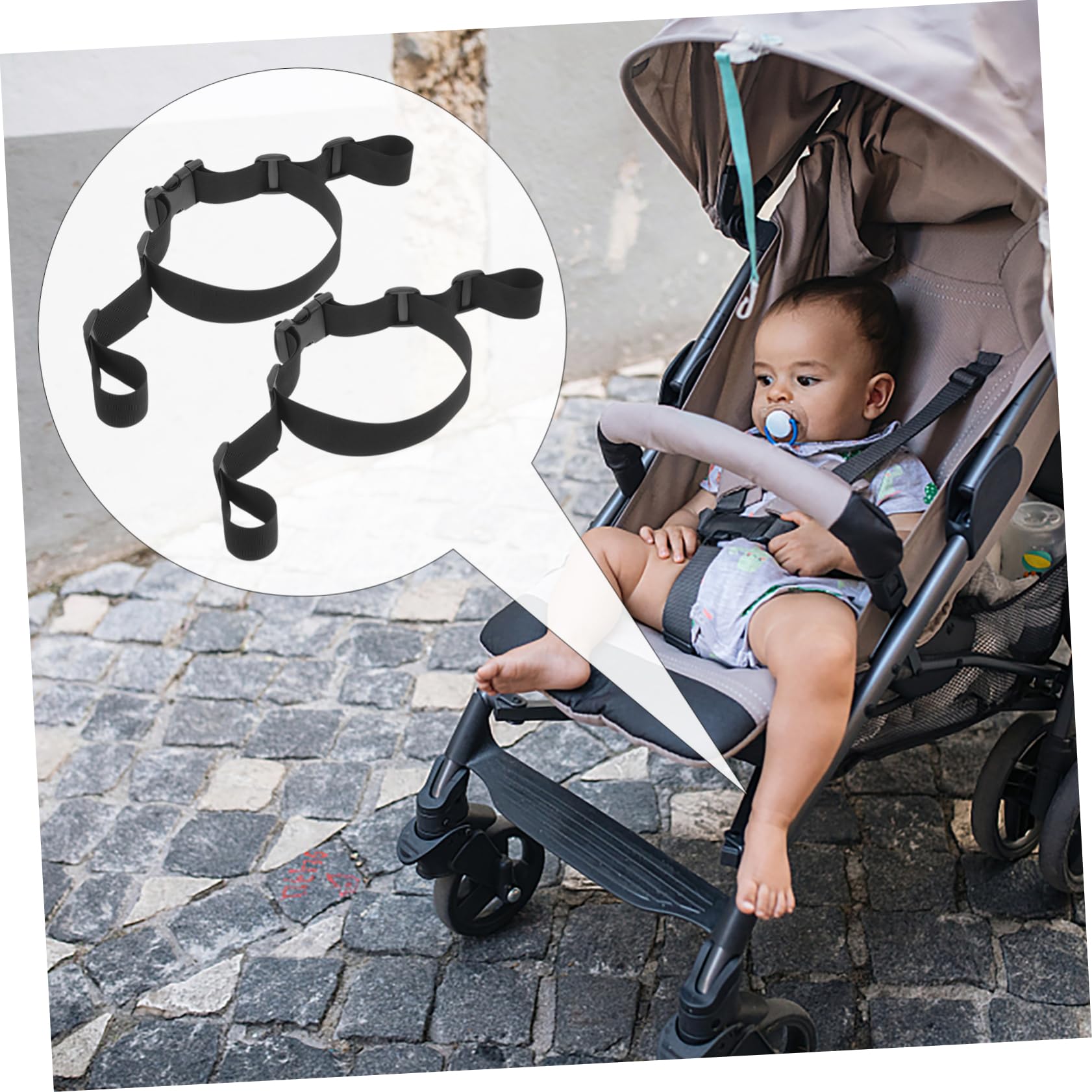 FAVOMOTO Polyester High Chair Straps Replacement Straps for High Chair Safety Harnesses Sturdy Comfortable