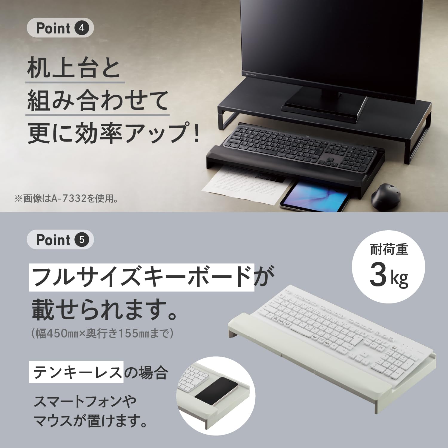 Amazon.co.jp: リヒトラブ キーボードスタンド ブラック A252-24