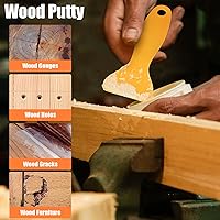 Vista 2 de Deuvuo Relleno de madera, relleno de masilla de madera blanco, nuestro relleno de grano de madera ofrece una solución rápida y duradera