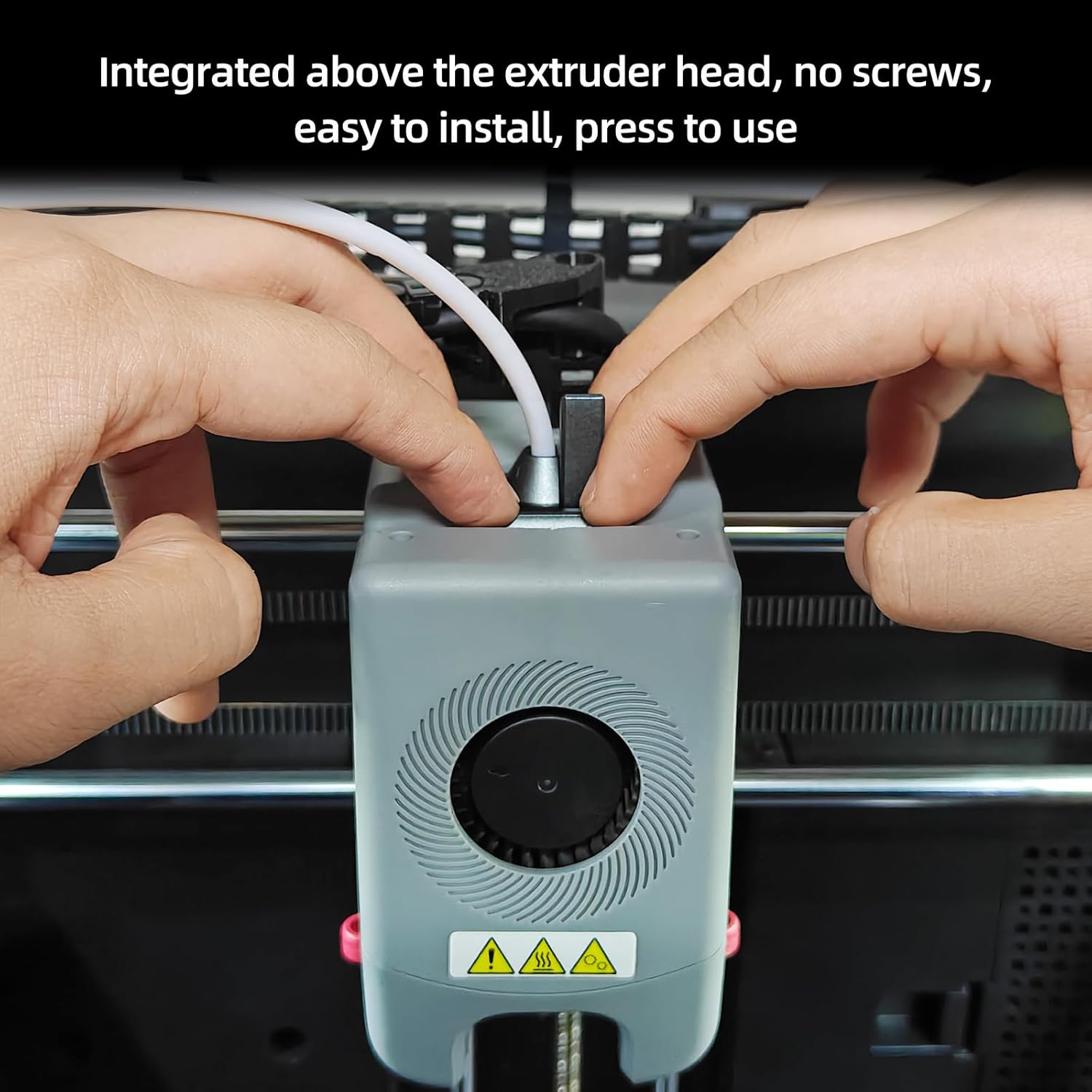 Immdinogo Upgrade Filament Cutter for Adventuer 5M/ 5M Pro: All-Metal AD5M Extruder Head Cutter Module for Fast and Accurate Consumable Cutting 3D Printer Accessories