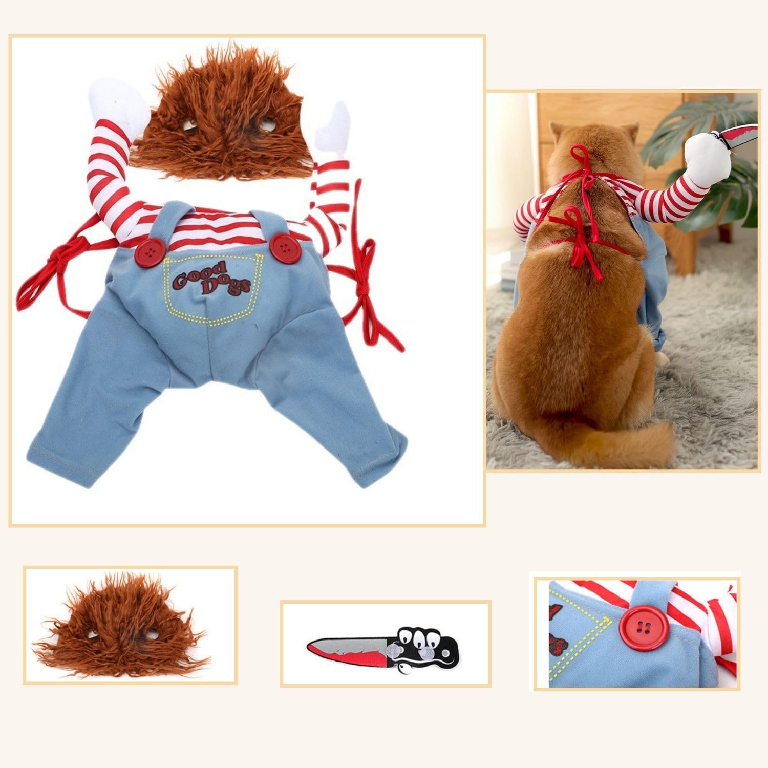 Amazon | PetPalette ペットパレット 犬 猫 コスプレ ハロウィン