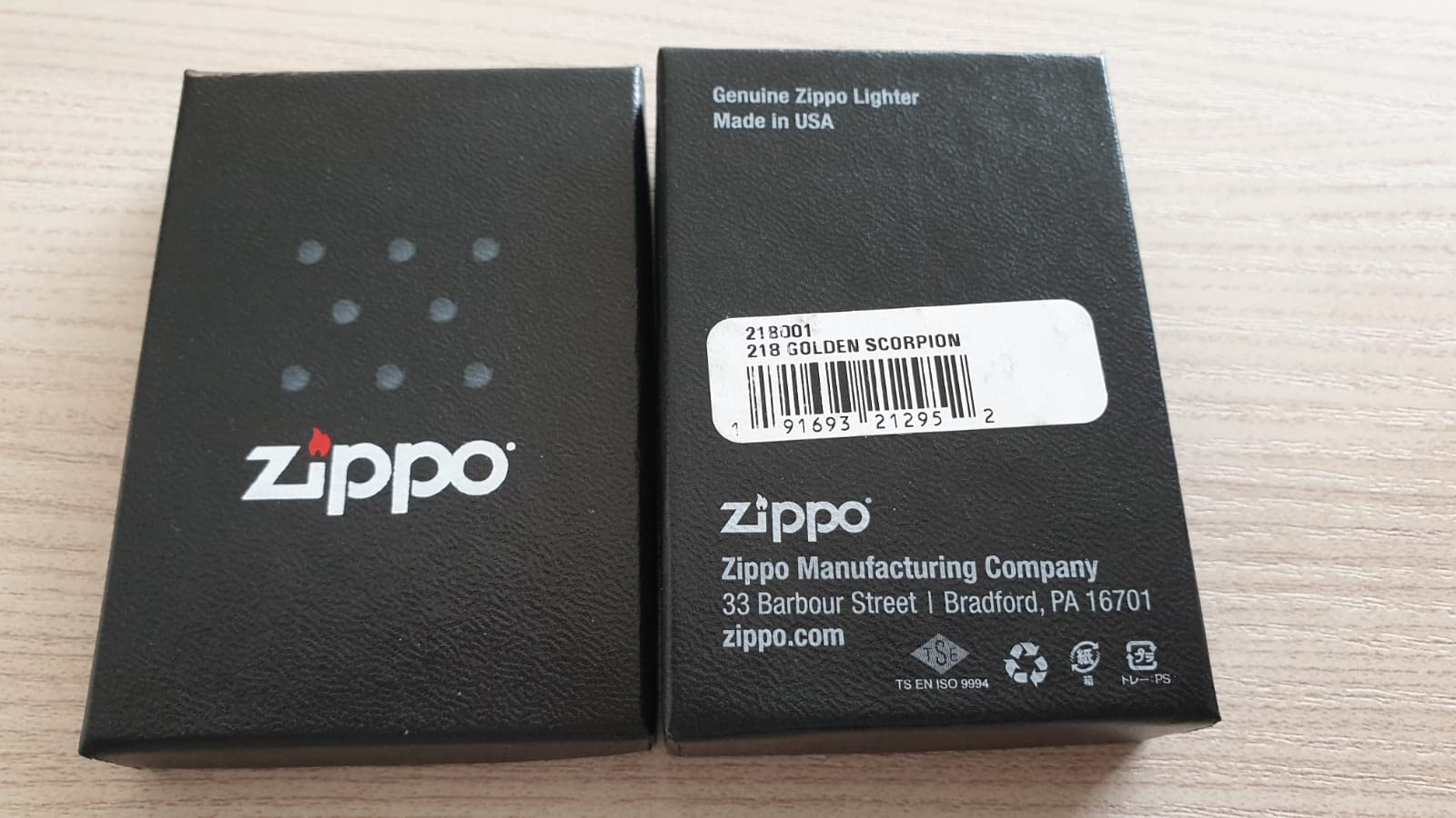 Zippo Insert Stormaansteker Navulbaar Zippo Sturmfeuerzeug 21B001 Golden Scorpion, Schwarz Gold, Geschenkidee Unisex, Nachfüllbar, Benzin, Standardgröße Zippo Aansteker Zippo Goud
