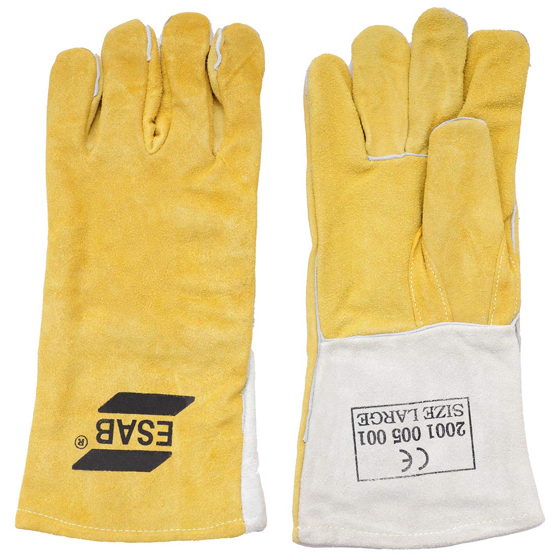 Safies ESAB Leather Kevlar Safety Welding Hand-Gloves Pair, L, Yellow (B08YDT54DK) Amazon Price History, Amazon Price Tracker