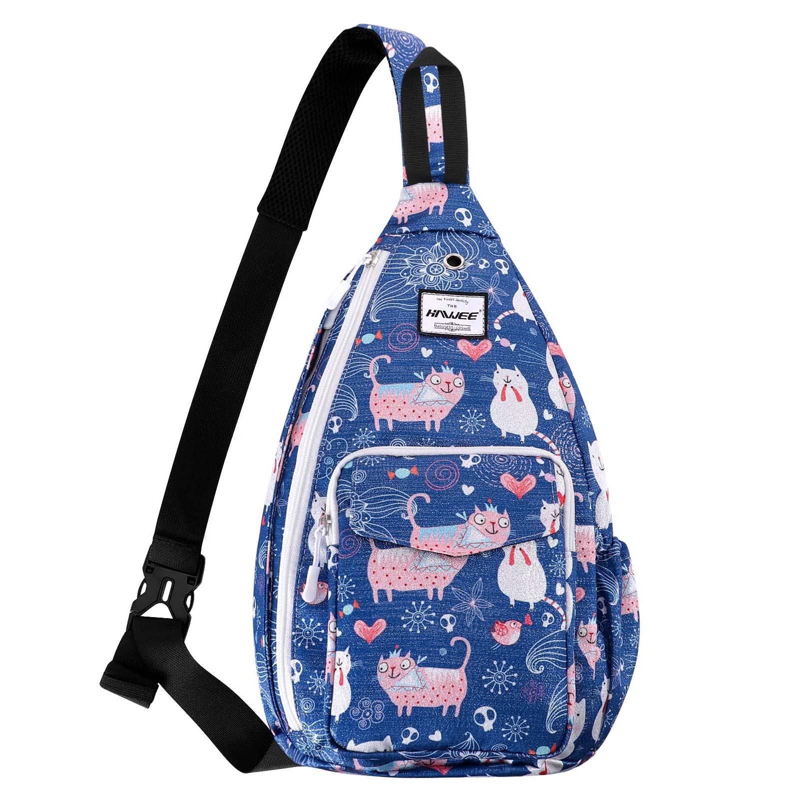 HAWEE Backpack Sling for Women Anti-Water Crossbody Bag Inclined Adjustable Pack | Casual, Adjustable Strap, Water Repellent, for Travel/Sport