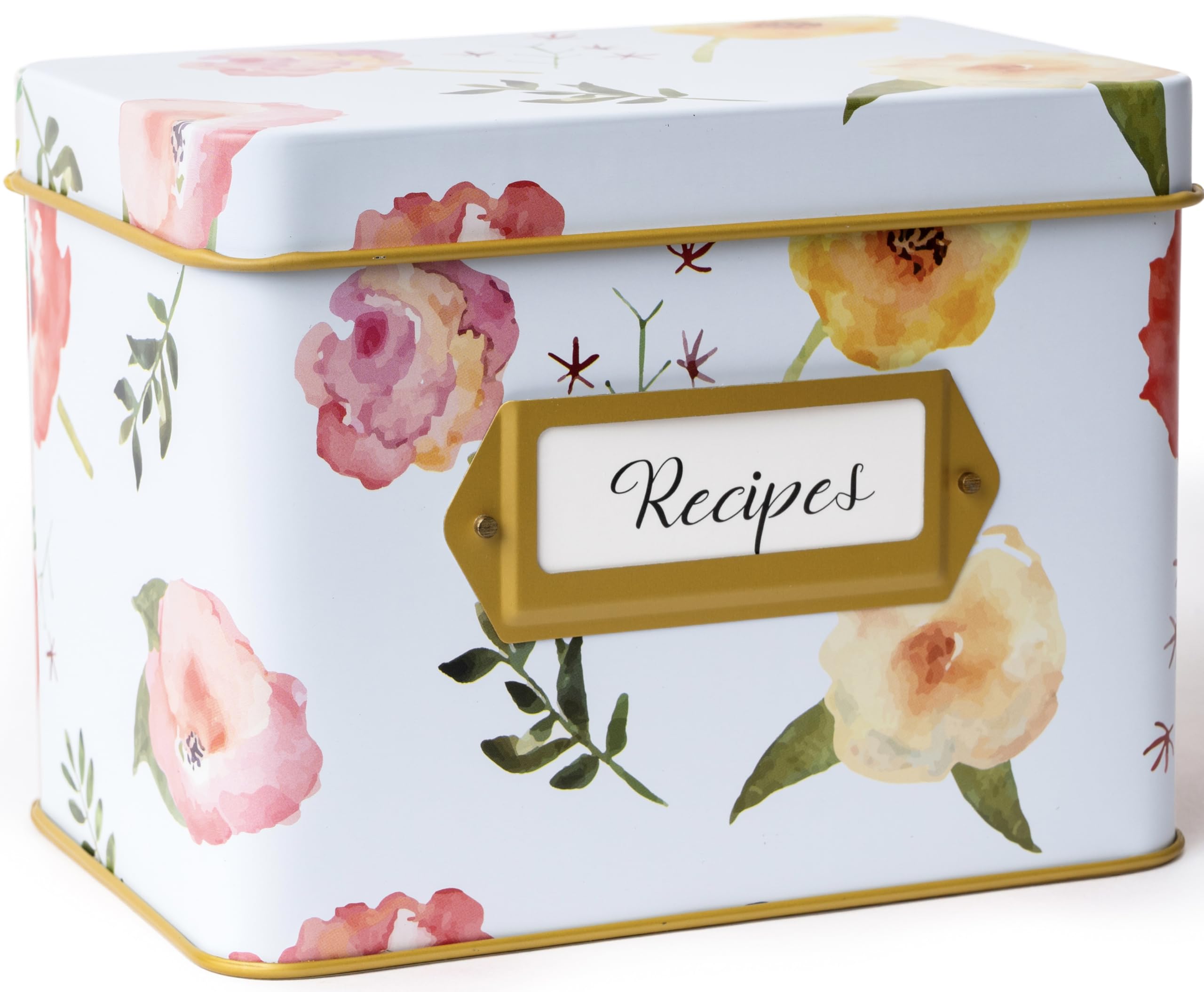 Amazon.com: HEART & BERRY Recipe Box With Cards And Dividers