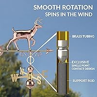 Vista 5 de Good Directions Veleta Proud Buck 1977P, cobre puro