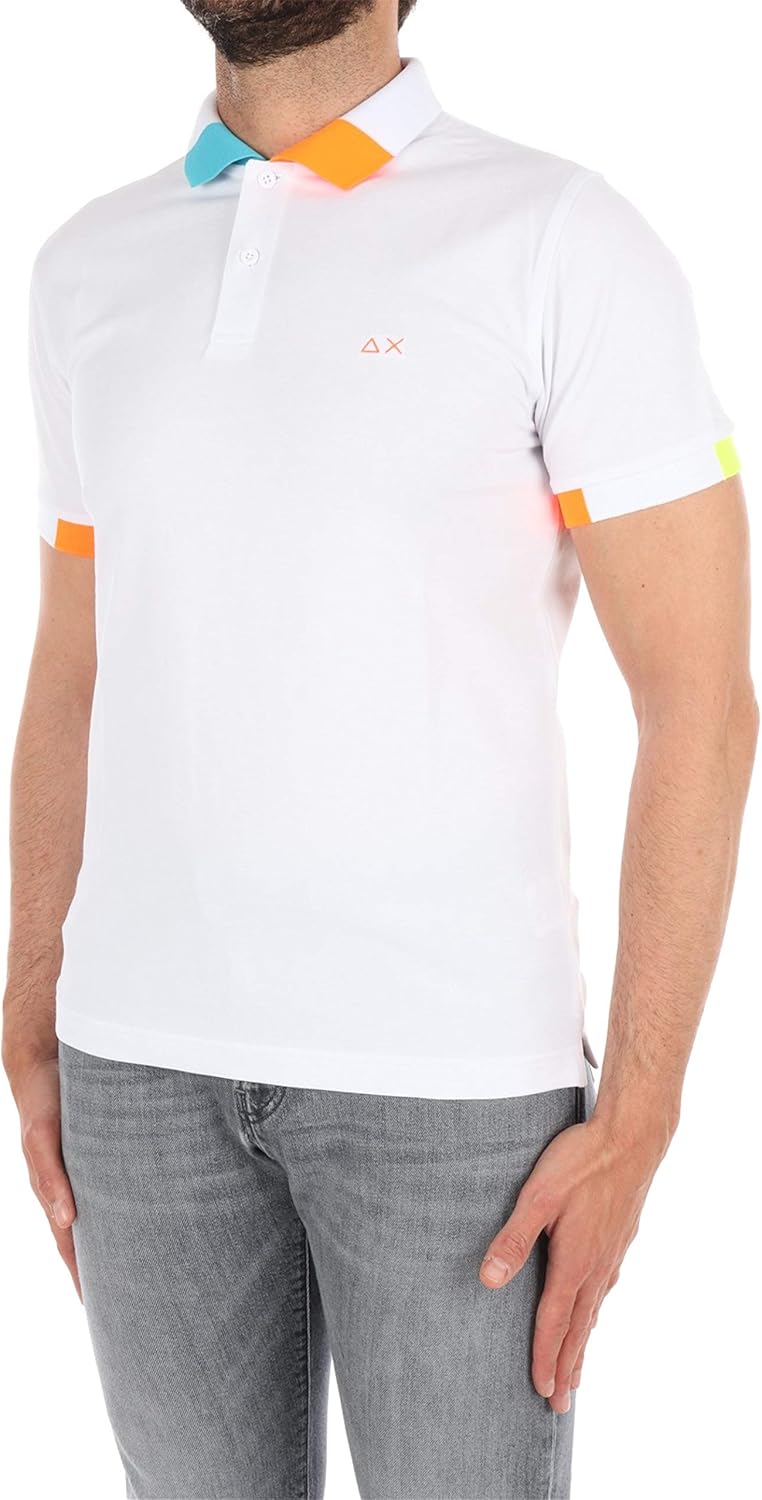 Polo uomo verde fluo Clearance