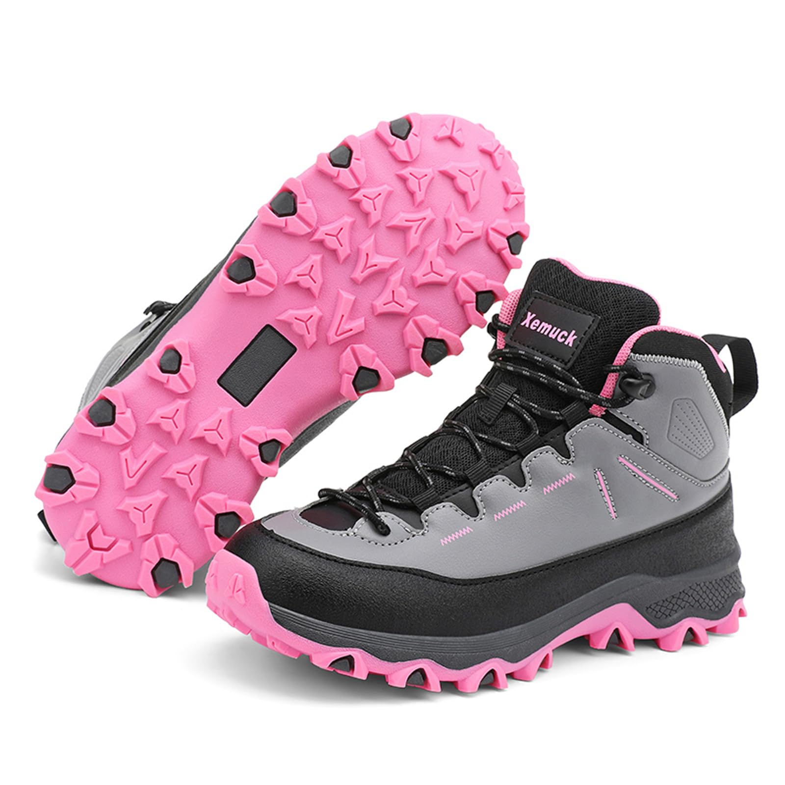 Scarpe da Trekking Ragazzi Ragazza Scarpe da Escursionismo Sportive Traspiranti Passeggiate Stivali per Antiscivolo Sportive All'aperto EU30-39
