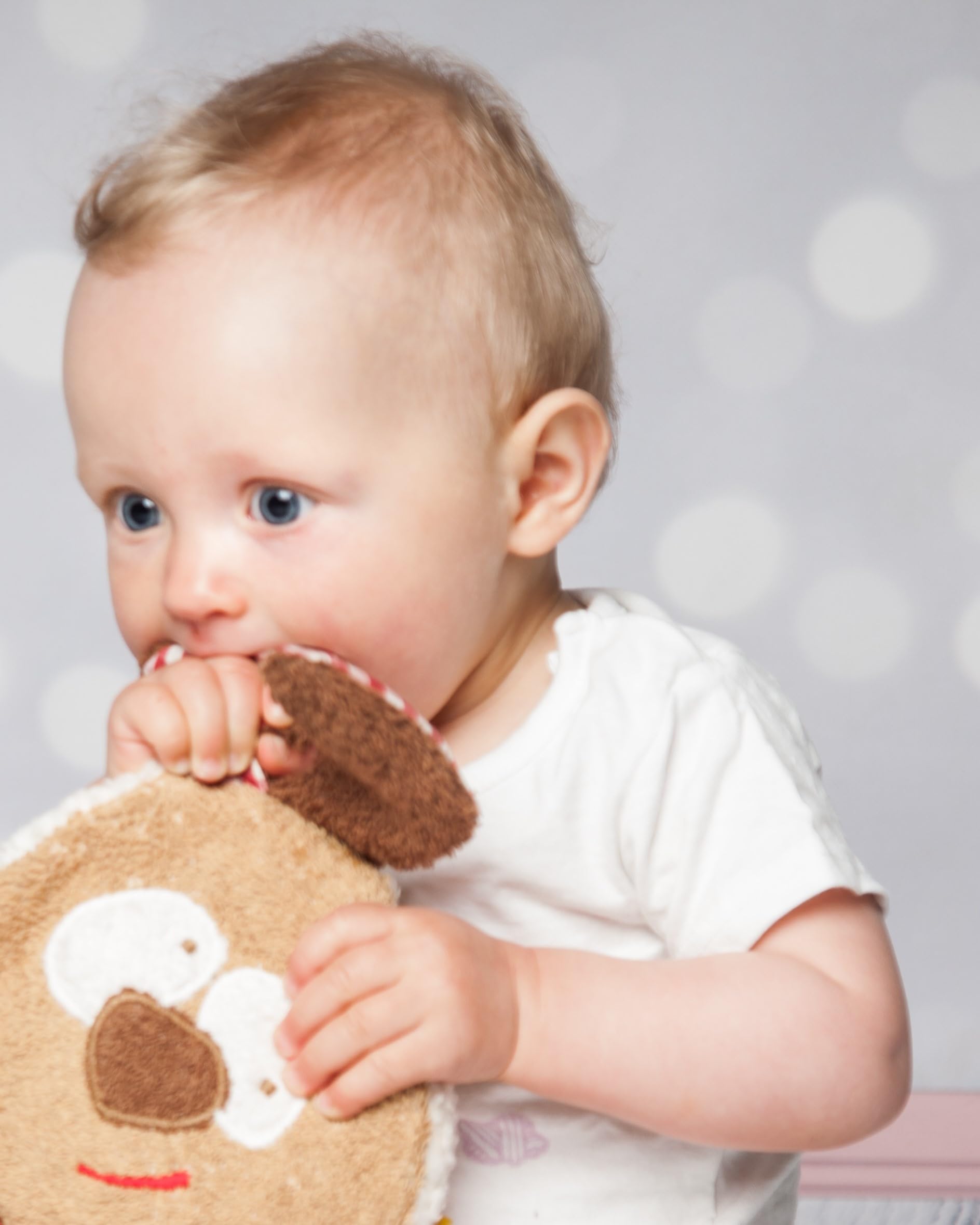 Efie Bio - Spieluhr beige, kontrolliert biologischer Anbau (organic), Made in Germany, GOTS zertifiziert, nachhaltig, Melodie (Weißt du wie viele Sternlein stehen)
