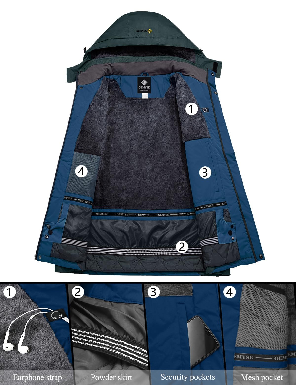 Winter Jackets Coats For En Waterproof Ski Snow Coat - View #2