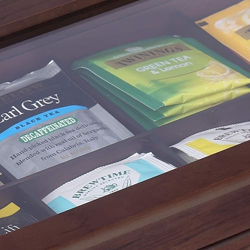 Miniatura 5 de Apace Living Caja de té (8 compartimentos) nogal oscuro + caja de té (8 compartimentos) palisandro