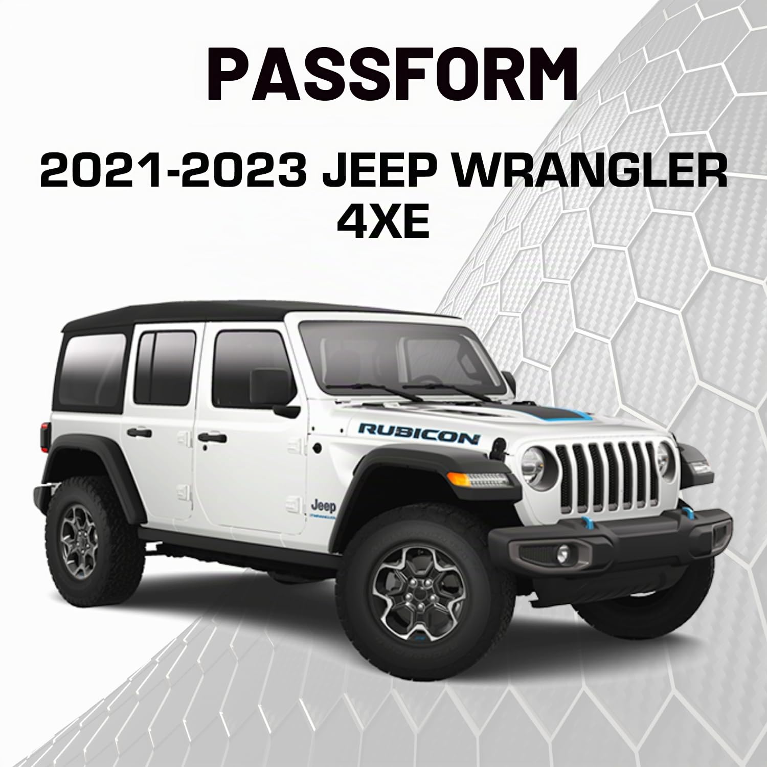 Bulletpoint RubiGrid Metall-Armaturenbrett-Halterung für mehrere Geräte, kompatibel mit Jeep Wrangler 4xe 2021–2023