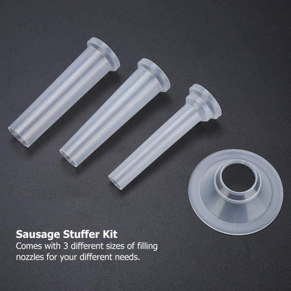 Machine à saucisse - Machine à saucisse en alliage d'aluminium de 0,9 kg Kit de remplissage de viande durable pour usage domestique avec base fixe
