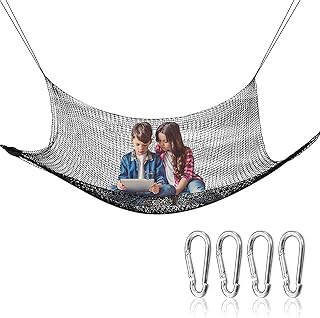 Climbing Cargo Net, Double Layers Heavy-Duty Toughness Climbing Cargo Net, Kids Playground Net Heavy Duty Play Safety Net Outdoor for Garden Playground Backyards, Playground Safety Net