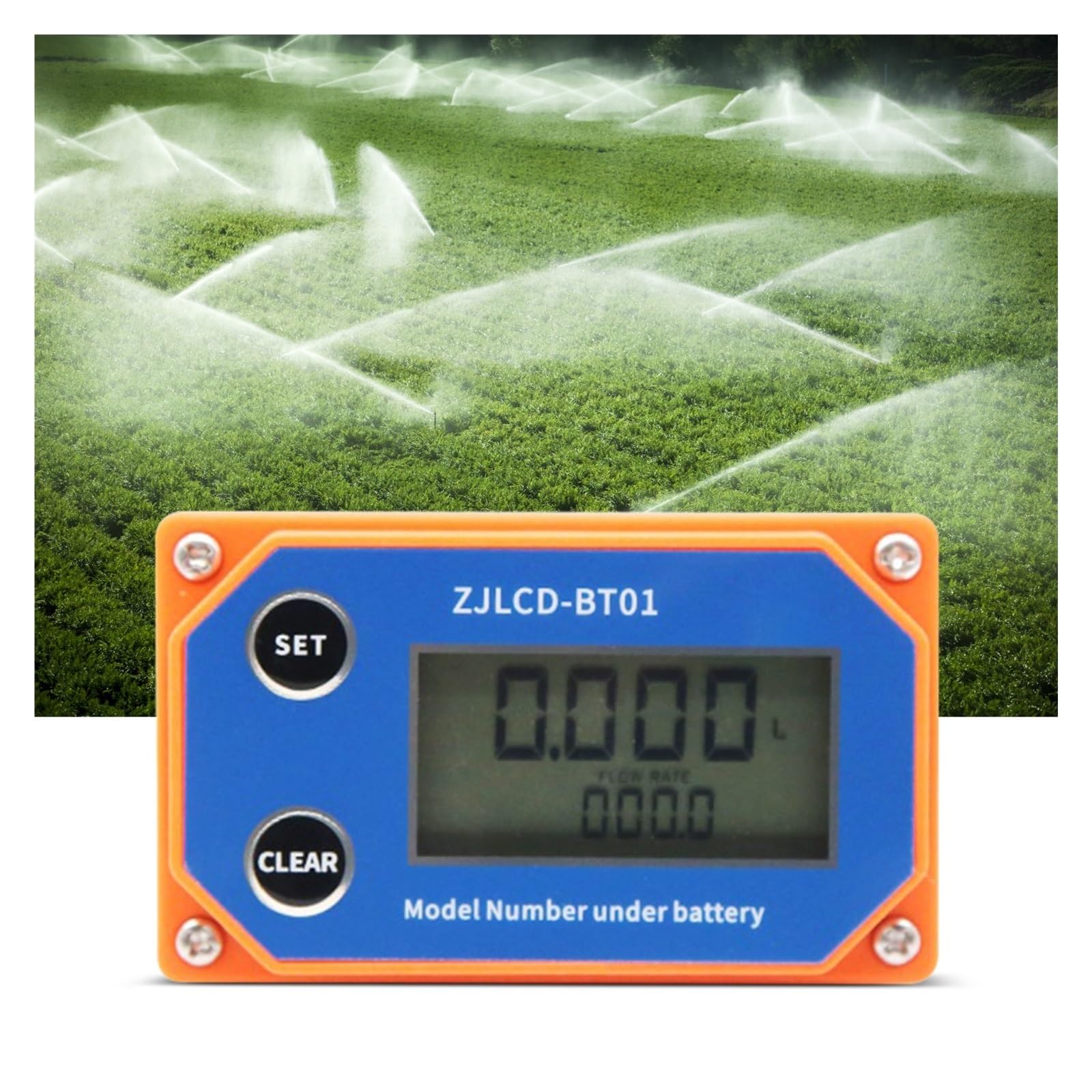 Medidor De Agua, Dn25, Caudalímetro con Pantalla Digital, Sensor De Caudal, Resistente A Ácidos Y Álcalis para Riego Agrícola.