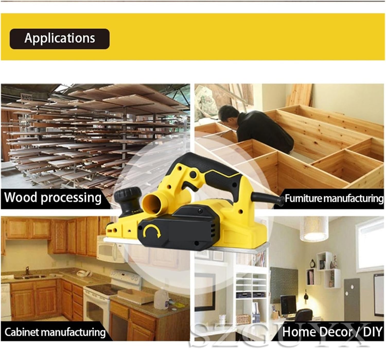 High-power Household Multifunctional Woodworking Electric Planer Portable Plane Planer