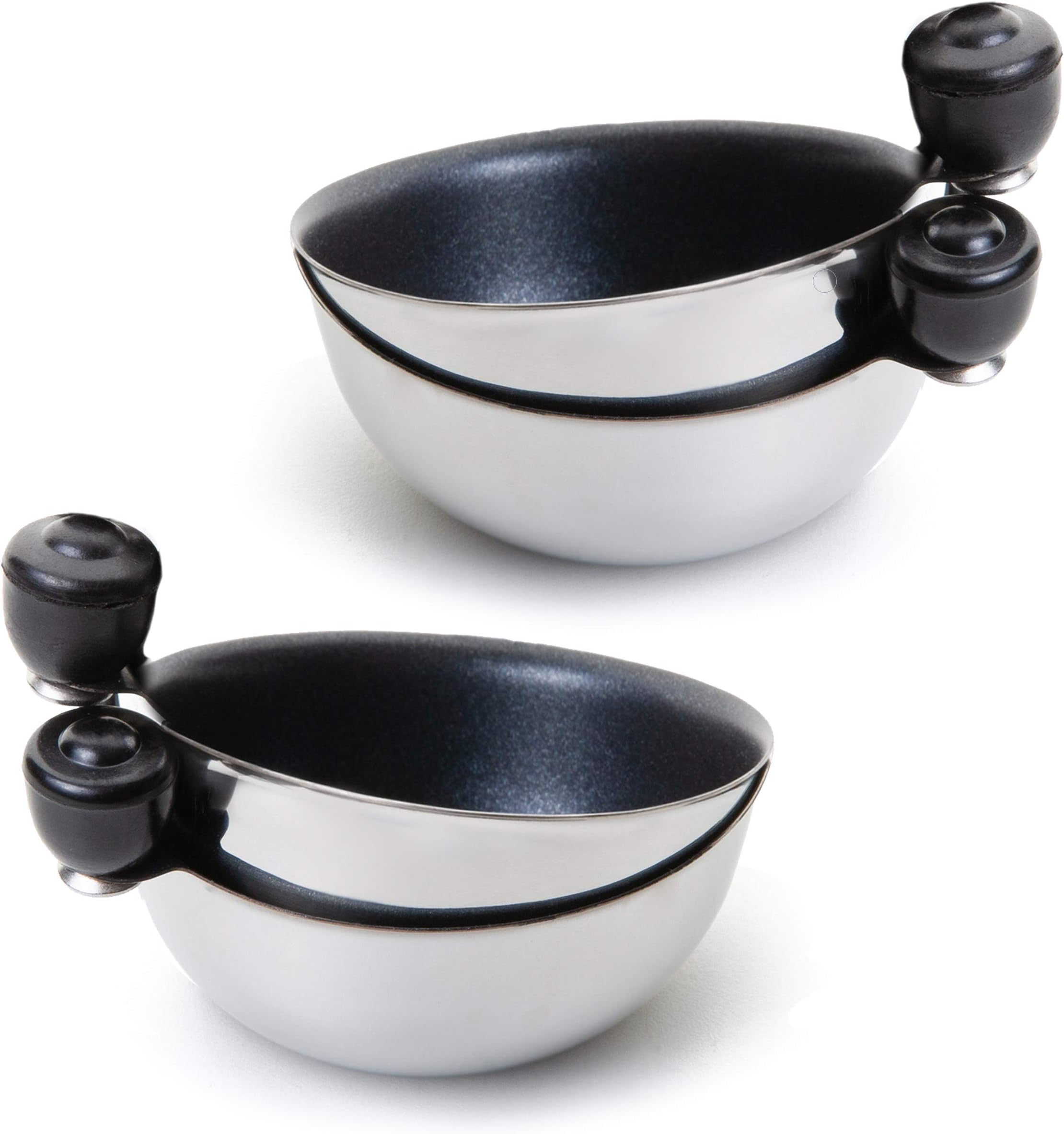 Eggssentials Egg Poacher Replacement Spare Stainless Steel Anti-Stick PFOA Free Individual Removable Poaching Cups (4)