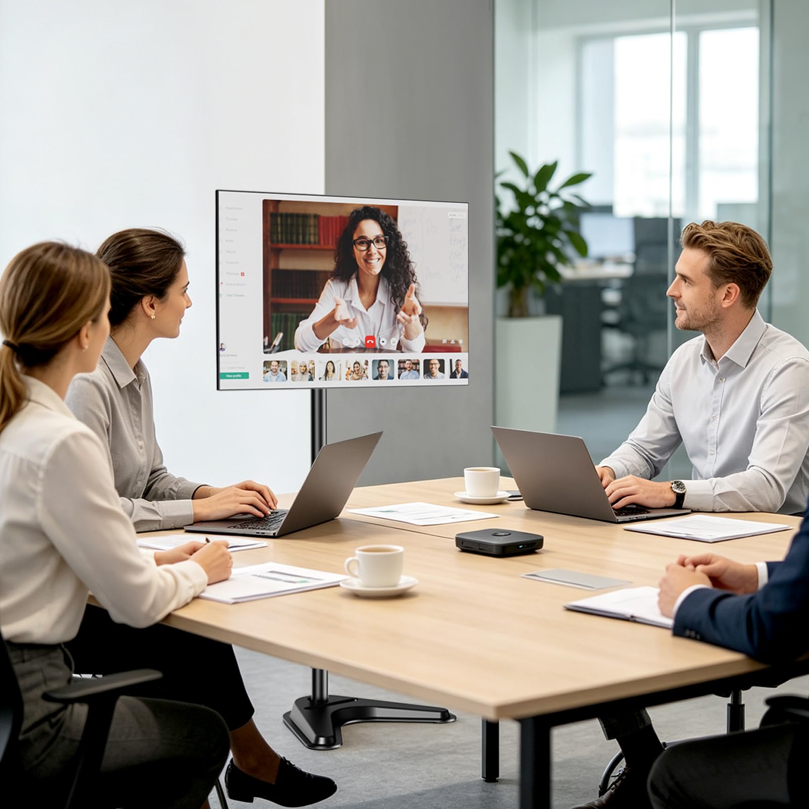 PUTORSEN Supporto singolo alto per monitor con palo da 48"