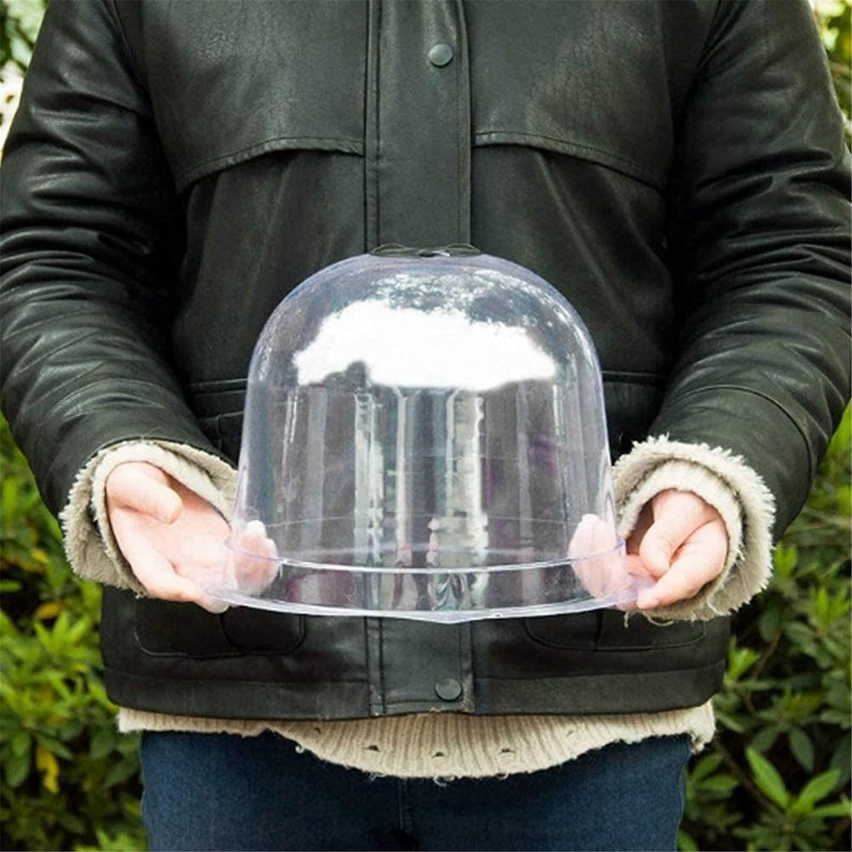 Lot de 12 cloches pour plantes de jardin, en plastique, cloches de culture, cloche de culture transparente, pour le réchauffement