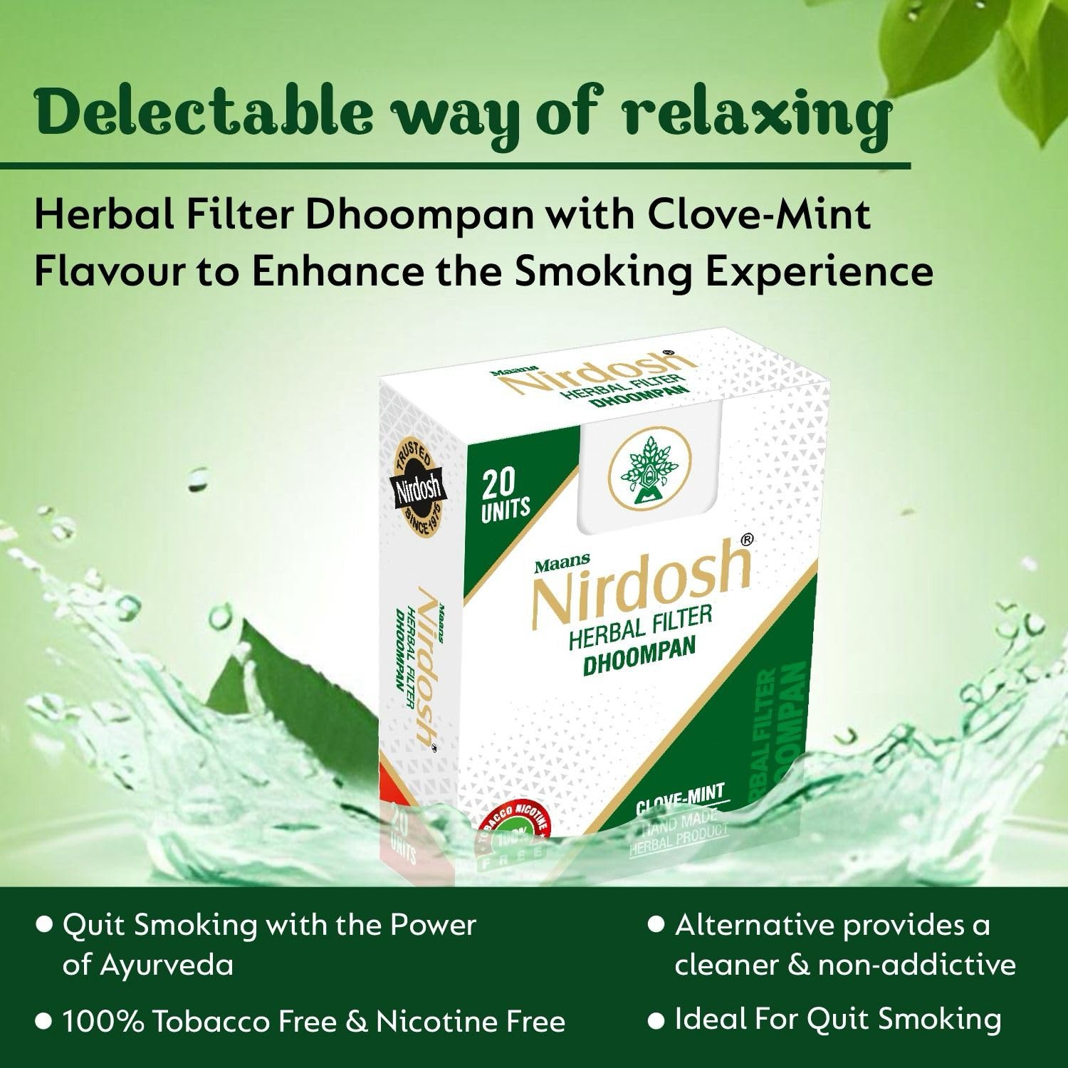 nirdosh cigarettes Amazon.com: Nirdosh Herbal Cigarette 100% Tobacco Free & Nicotine Free -  Natural Smoking Alternative