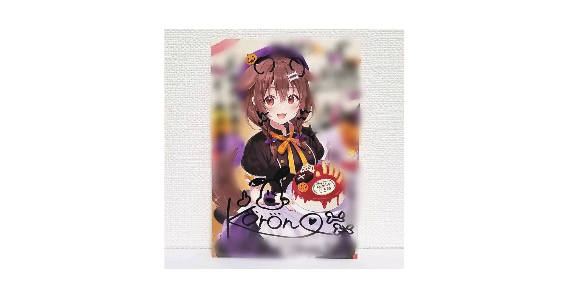 Amazon.co.jp: 戌神ころね 直筆サイン ポストカード 2019年 初