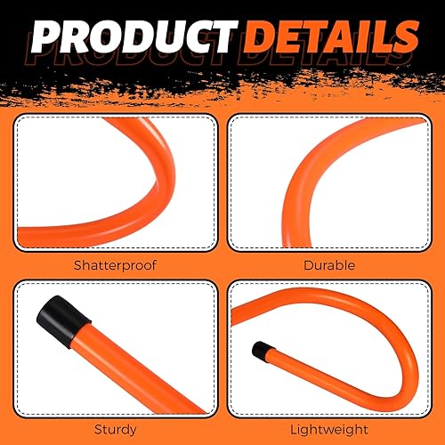 Miniatura 5 de Wettarn 30 obstáculos de velocidad de 6 pulgadas, obstáculos de entrenamiento de agilidad, obstáculos pliométricos de práctica de agilidad para