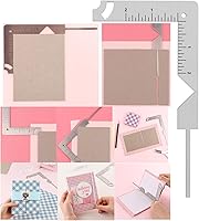 Vista 1 de 1 guía de cubierta de libro, herramienta de cubierta de metal de acero inoxidable 5 en 1 para hacer portadas de libros o álbumes de aglomerado hace