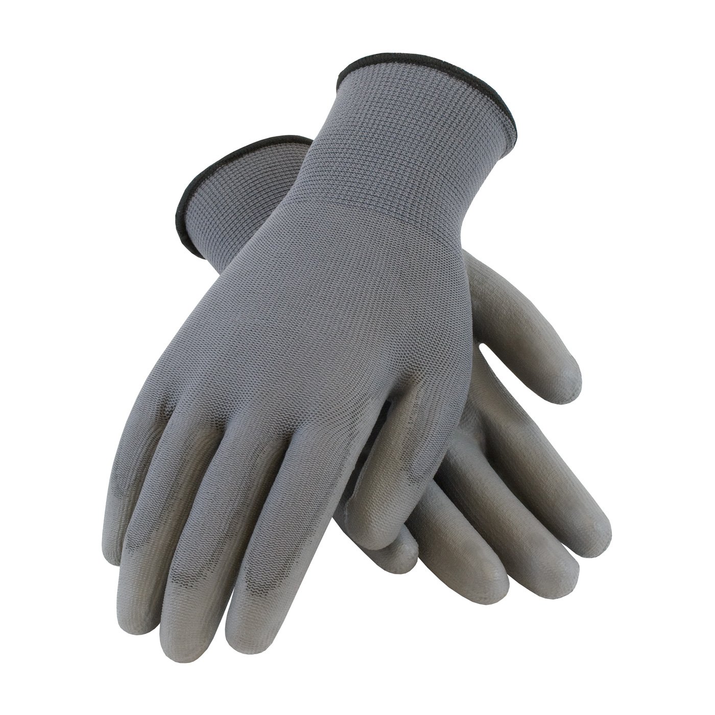 PIP 33-G115/XXL Seamless Knit Polyester Glove with Polyurethane Coated Smooth Grip on Palm and Fingers