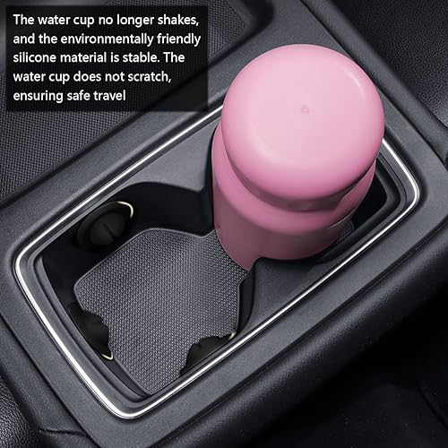 Miniatura 6 de Mandark Limitador de posición para portavasos de automóvil, 8 unidades, antivibración, soporte para botella de agua, accesorios de silicona para